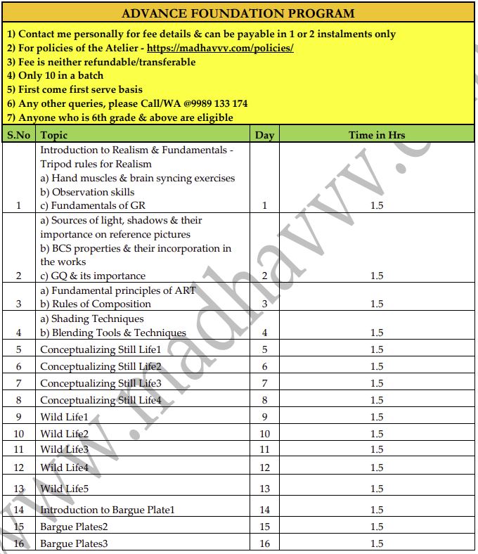 Adv Foundation Program