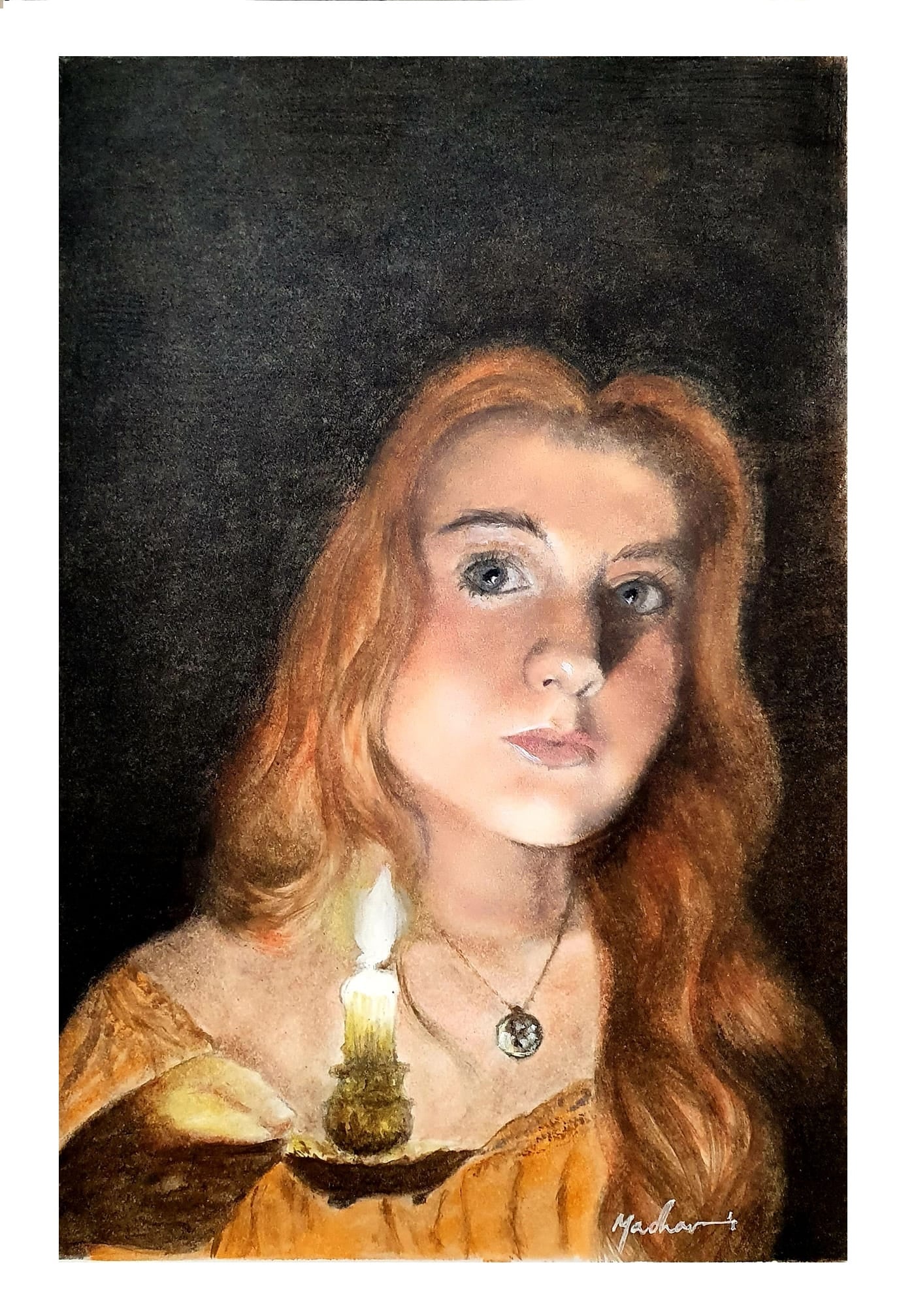 Lady with the candle